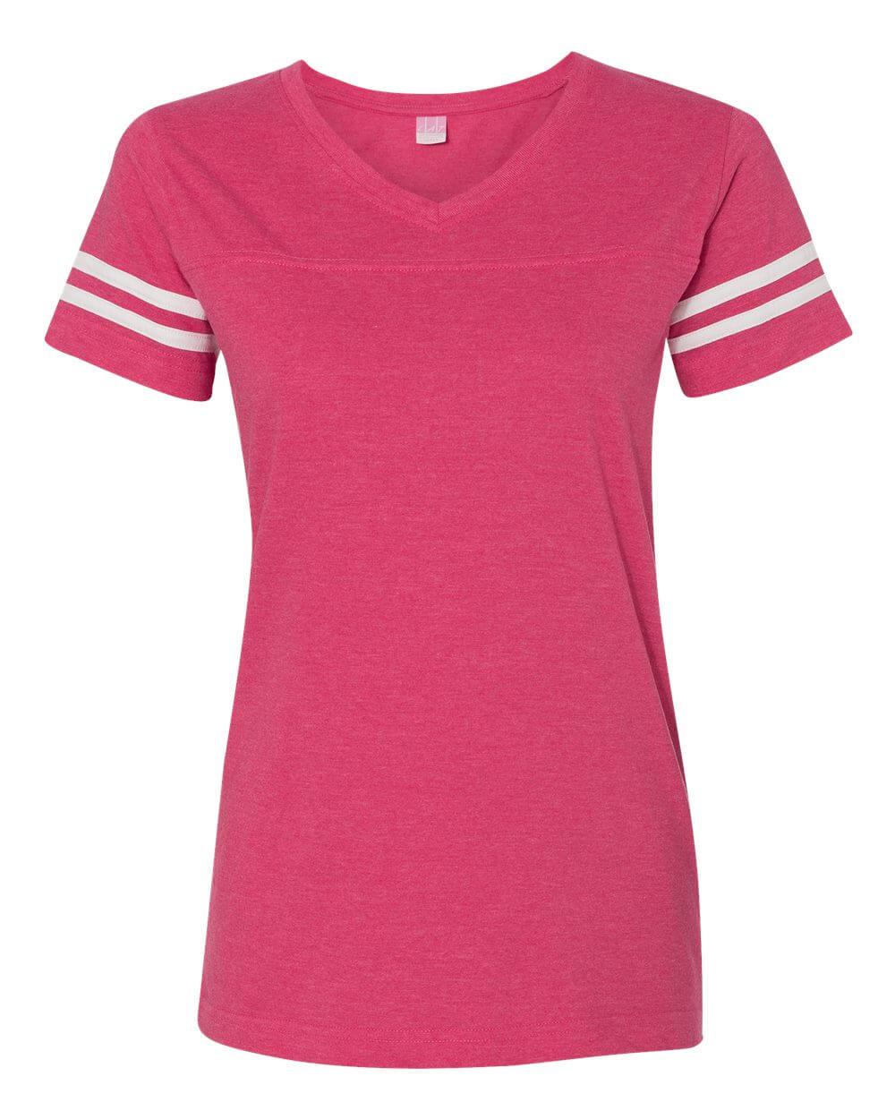 Women's Jersey Football Tee (3537) - Beer Keg Design